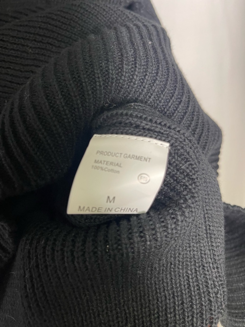 Classic Black Crewneck Sweater - Picture 2 of 10